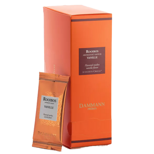 'ROOIBOS VANILLE', 24 ENVELOPED CRISTAL® SACHETS