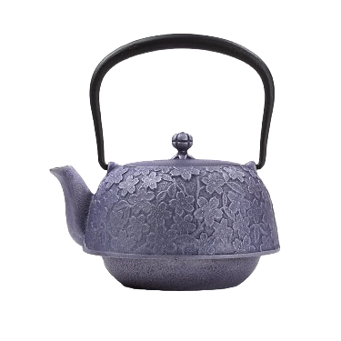 HANAMI 1.2L PURPLE CAST IRON TEAPOT - MADE IN JAPAN