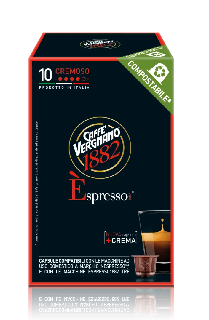 Caffè Vergnano 1882 Èspresso Cremoso Capsules (Nespresso® Compatible)