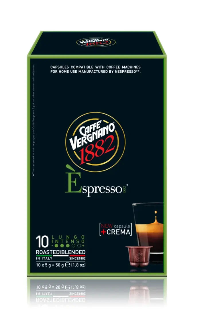 Caffè Vergnano 1882 Èspresso Lungo Capsule (Nespresso® Compatible)