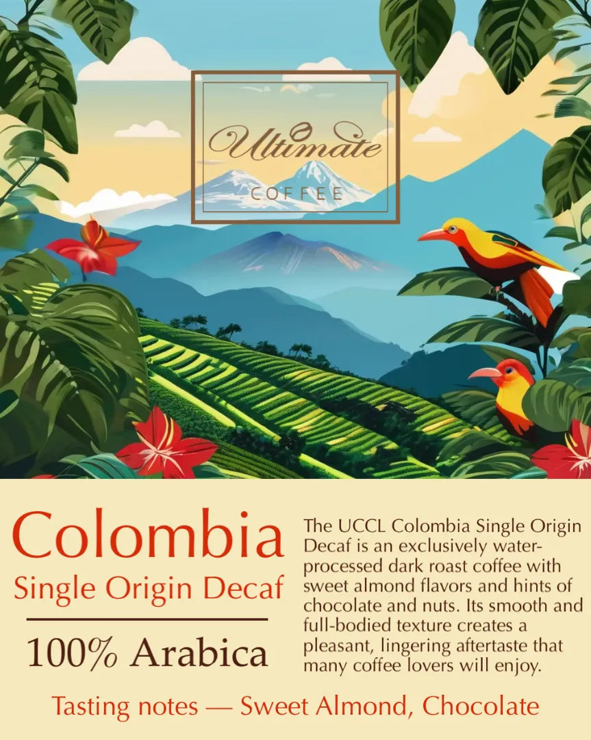 UCCL COFFEE BEANS - Colombia Single Origin Decaf Blend