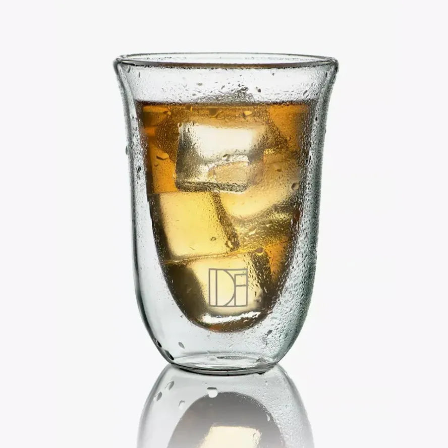 Dammann Freres - Sun (set of 2 double wall glass cups 30 cl)