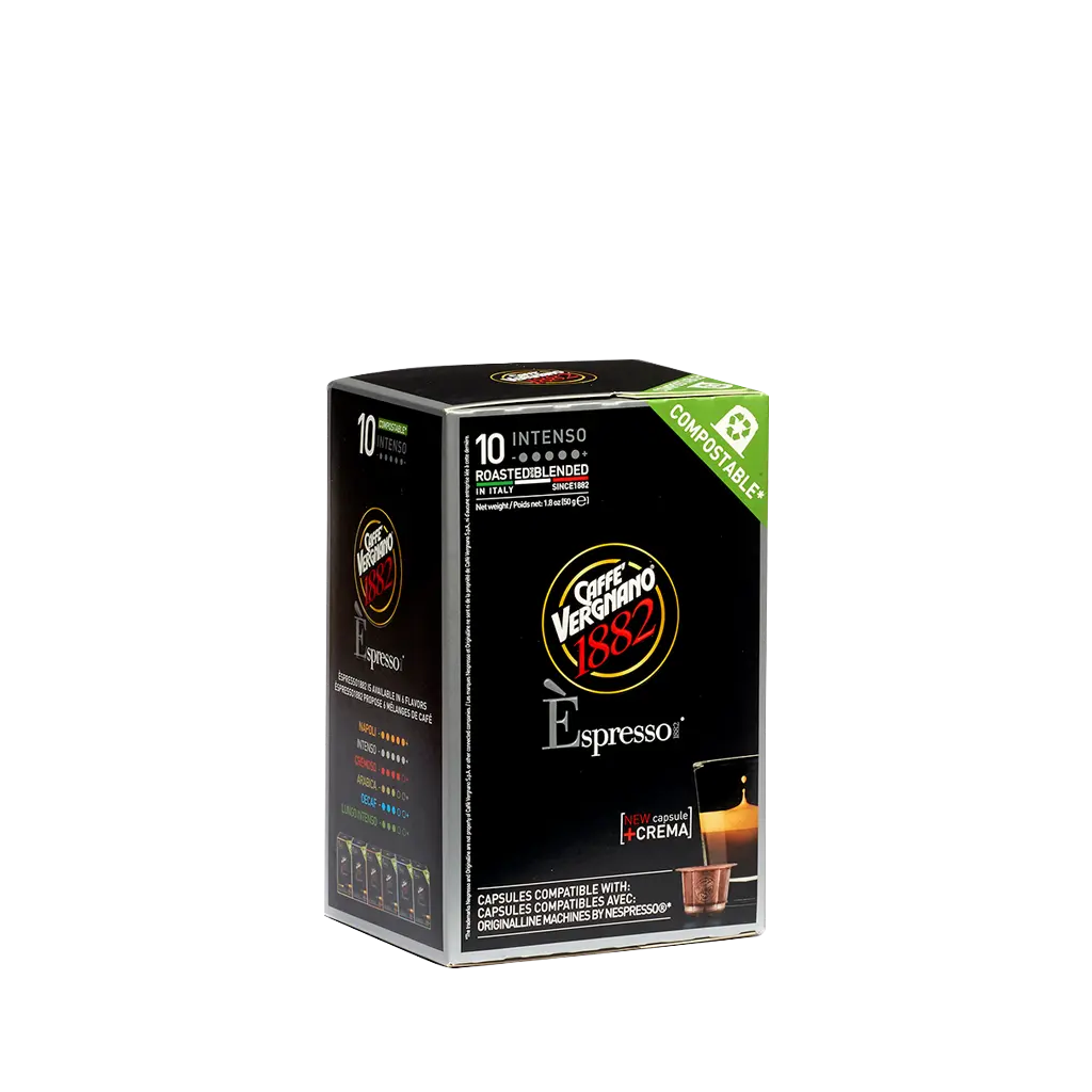 Caffè Vergnano 1882 Èspresso Intenso Capsule (Nespresso® Compatible)