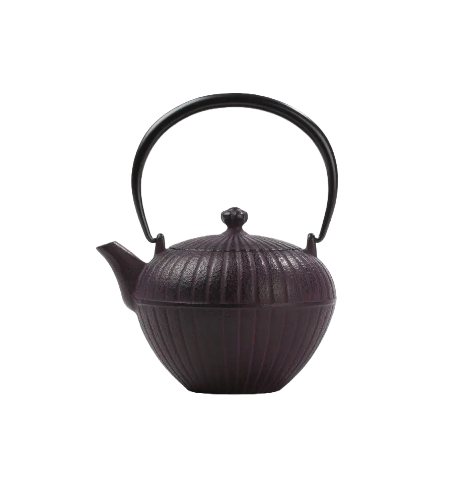 SUIKA 0.55L CHAKATAKE PURPLE COLOR CAST IRON TEAPOT - MADE IN JAPAN