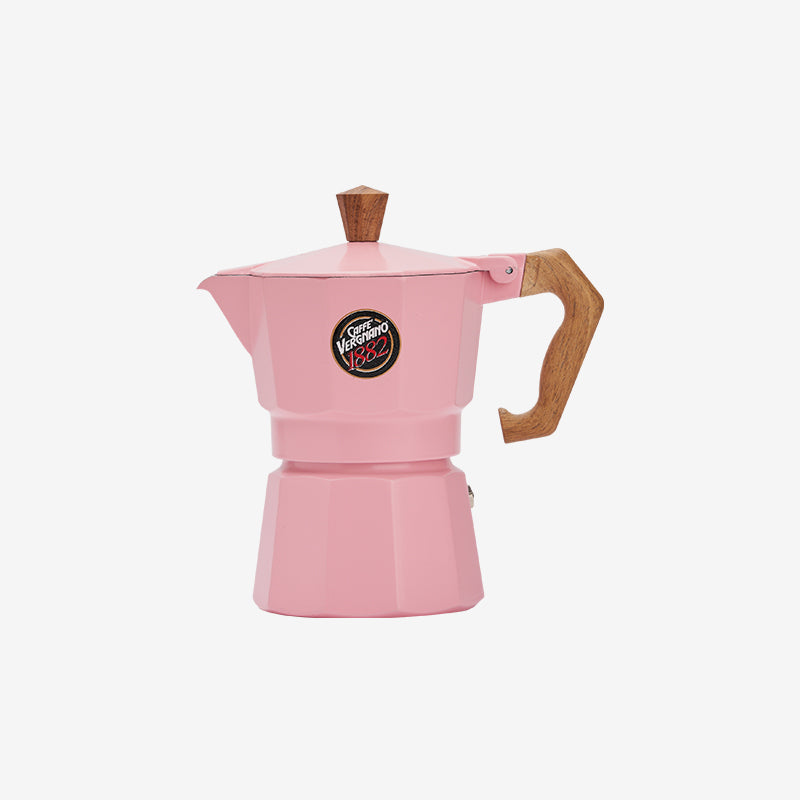 Caffè Vergnano 'Women in Coffee' Pink Moka Pot