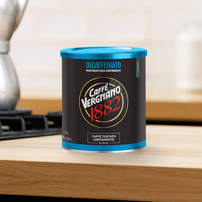 Caffè Vergnano Decaffinated Ground Coffee