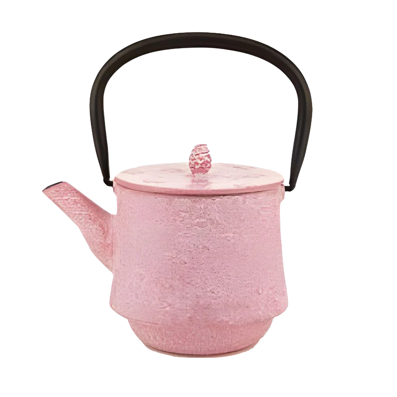 ZUNDO 0.8L ROSE CAST IRON TEAPOT - MADE IN JAPAN